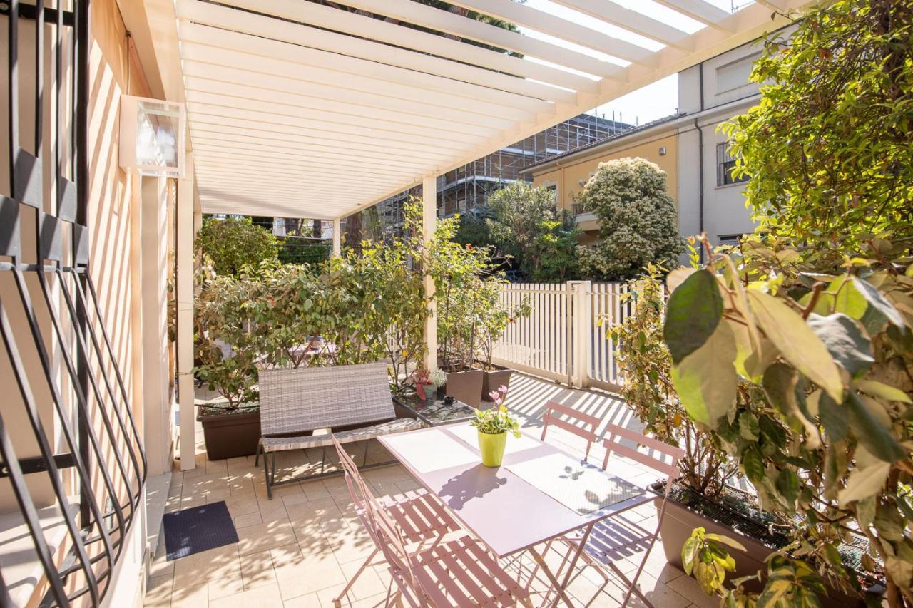 Bilocale Con Giardino A 200Mt Dal Mare - Homeunity Rimini Kültér fotó
